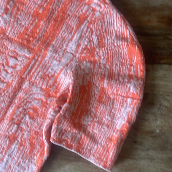 Orange and white Anthropologie sweater - Picture 4 of 4